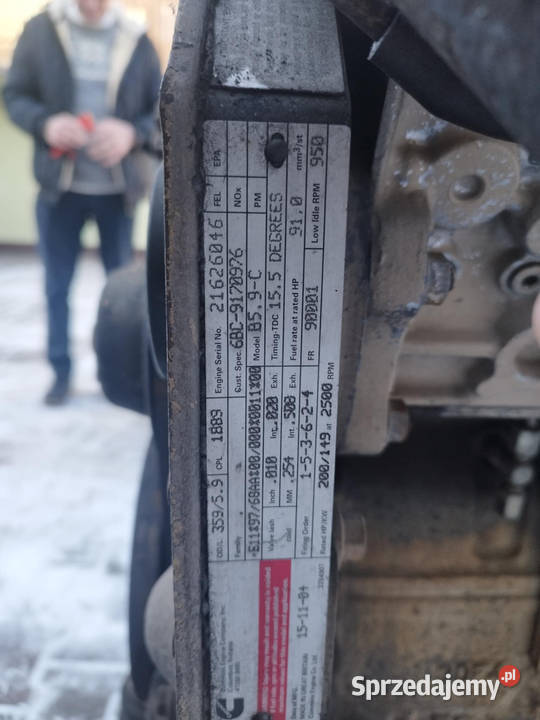Silnik Cummins 59 L Cummins B59C Strzyżew