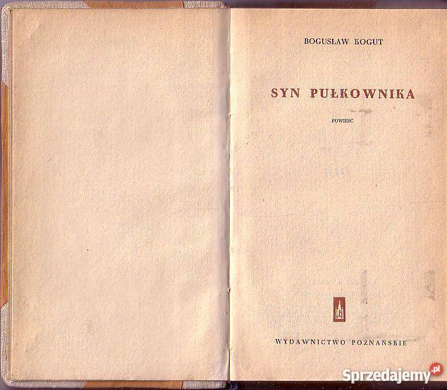 9505 SYN PUŁKOWNIKA BOGUSŁAW KOGUT małopolskie