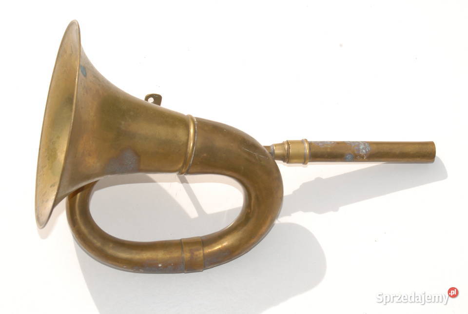 Stara przedwojenna trąbka klakson sygnał śląskie Cieszyn
