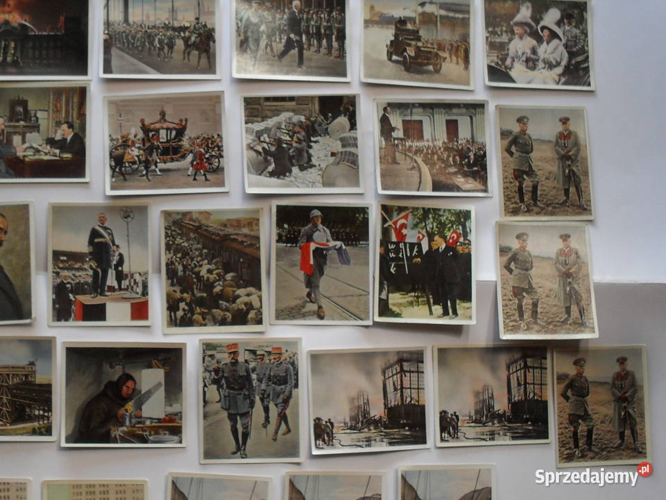 Niemieckie karty tytoniowe papierosowe 38 sztuk Wrocław