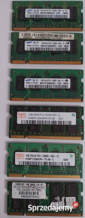 Pamięci RAM DDR DDR2 DDR3 SDRAM Pozostałe śląskie Stanica