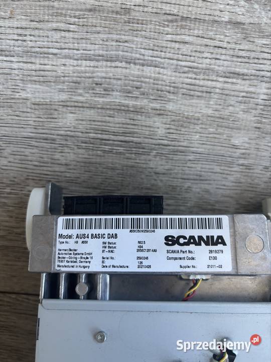Radio Scania 2819279 ciężarowe Olkusz sprzedam