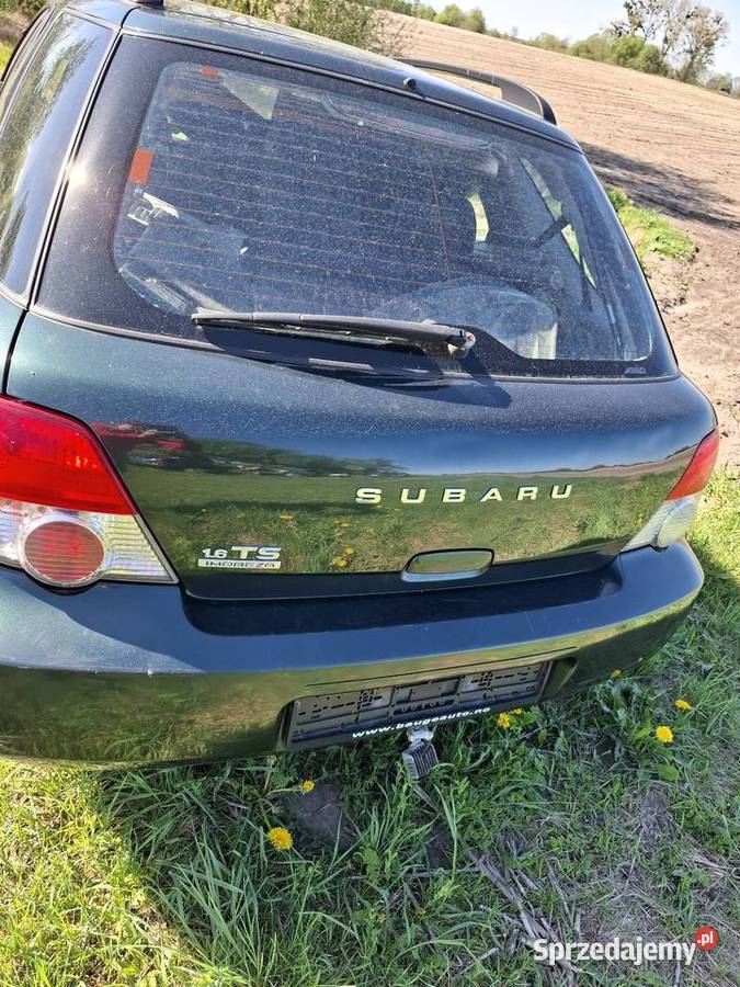 Subaru Impreza GD GDB lift 2004r 16TS klapa Hańsk-Kolonia sprzedam
