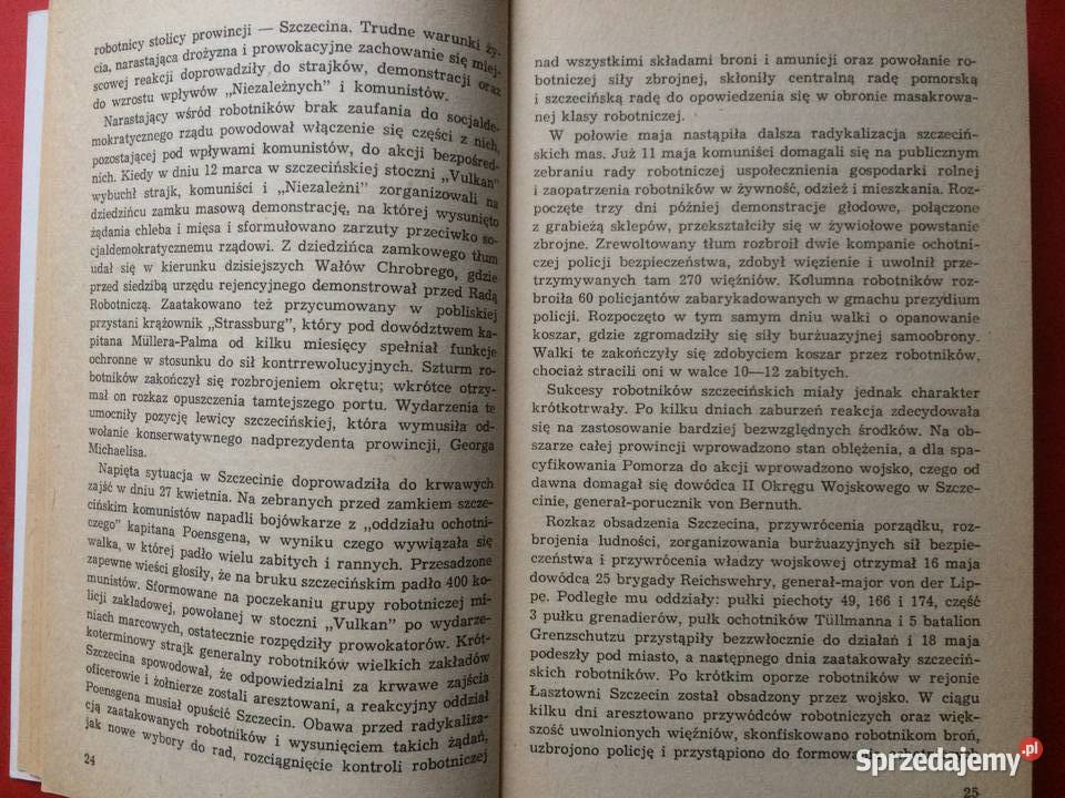 3161 Stosunki Polityczne Na Pomorzu Zachodnim Szczecin sprzedam
