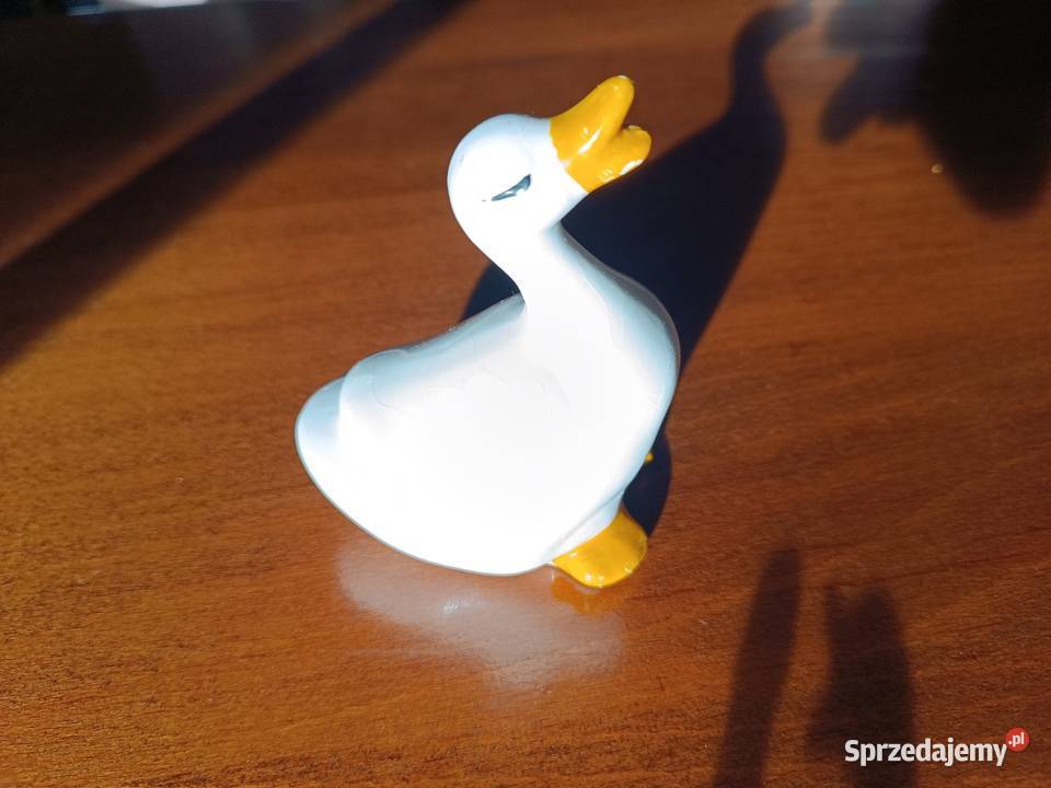 Zbiór 5 figurek z porcelany łabędzie i kaczki sprzedam