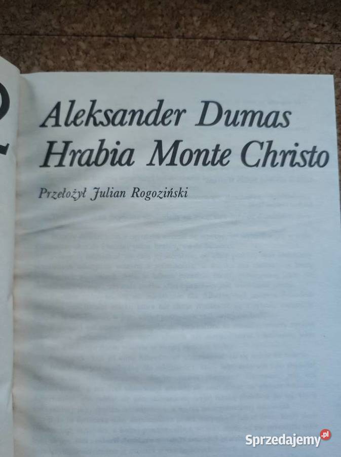 Hrabia Monte Christo Aleksander Dumas Kielce
