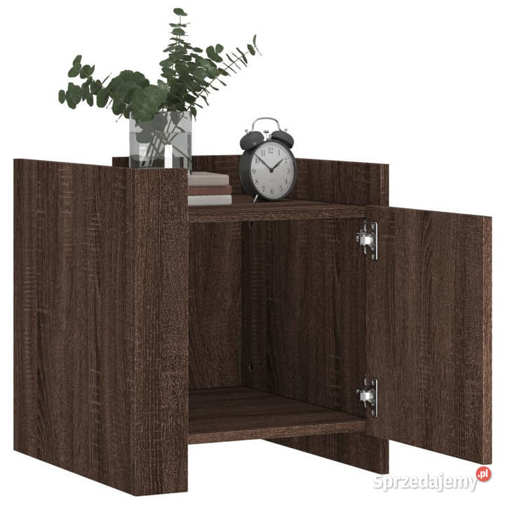 Szafka nocna brązowy dąb 45x50x50 materiał Warszawa