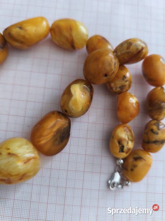 Naszyjnik Bursztyn Vintage