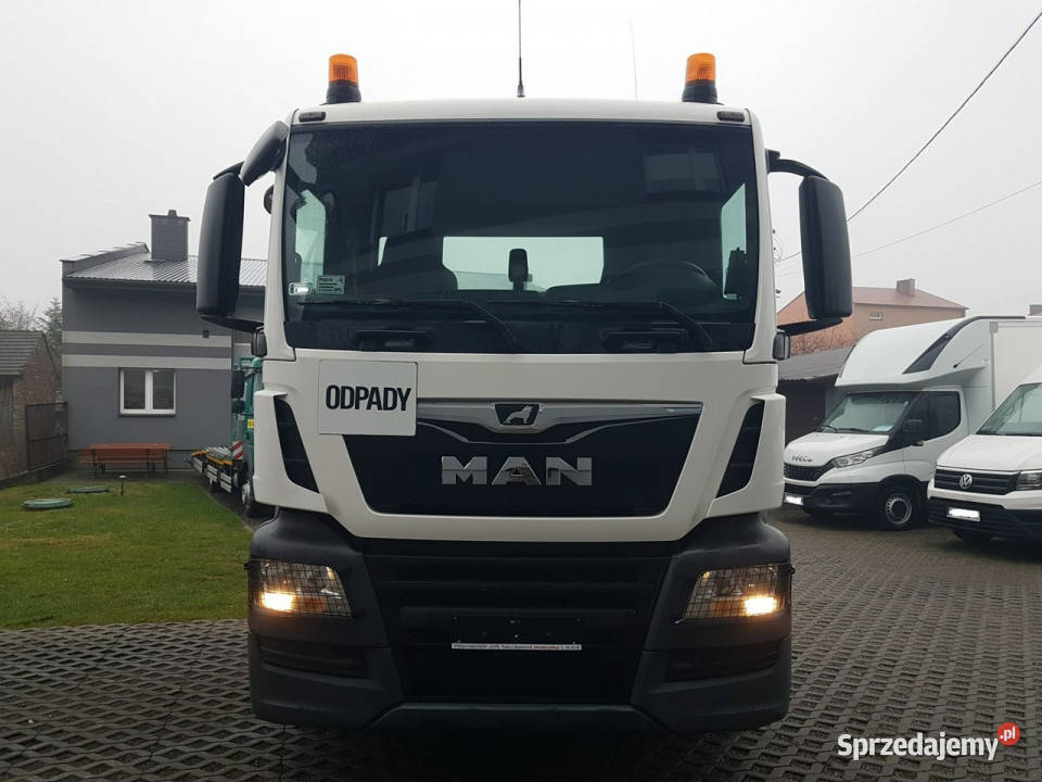 MAN TGS 26430 3 OSIE HAKOWIEC MULTILIFT OPTIMA Poręba