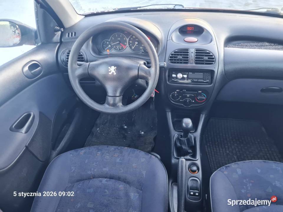 peugeot 206 sprawny długie opłaty manualna Grajewo