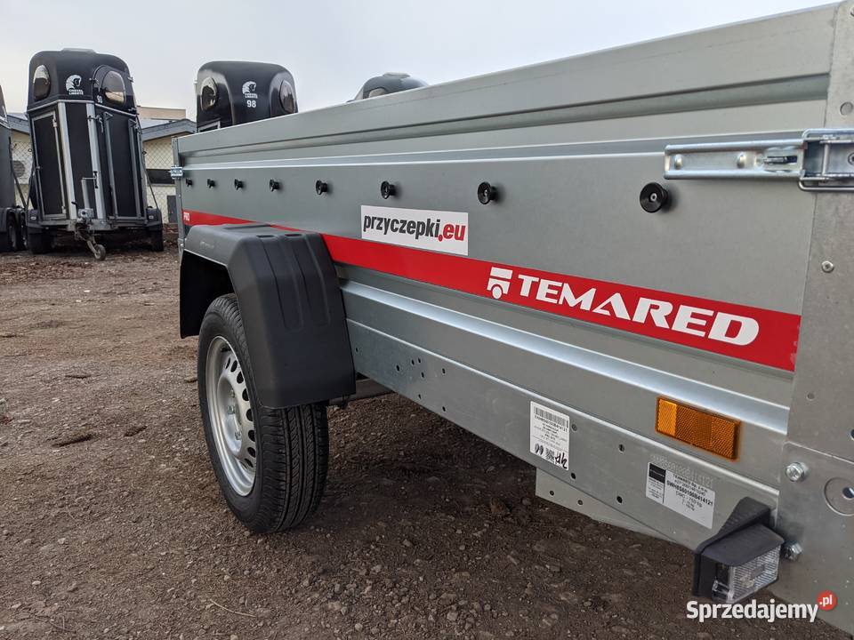 Przyczepa TEMARED PRO 2312 wzmocniona 236x125 Burtowe i plandeki sprzedam