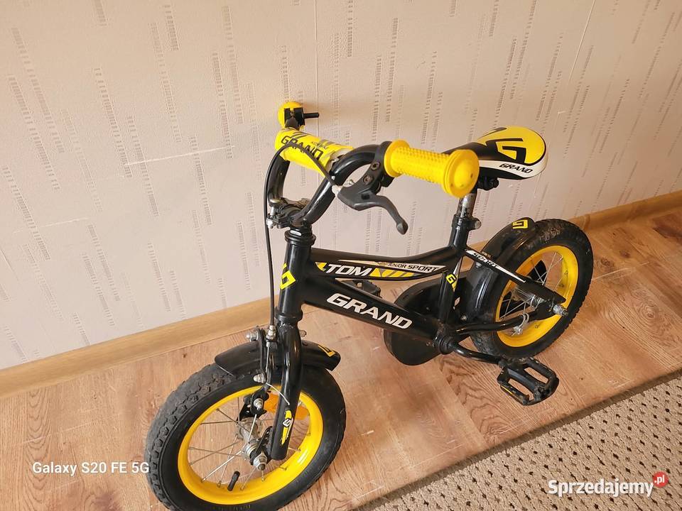 Rowerek GRAND Junior Sport koła 12 akcesoria Łódź sprzedam