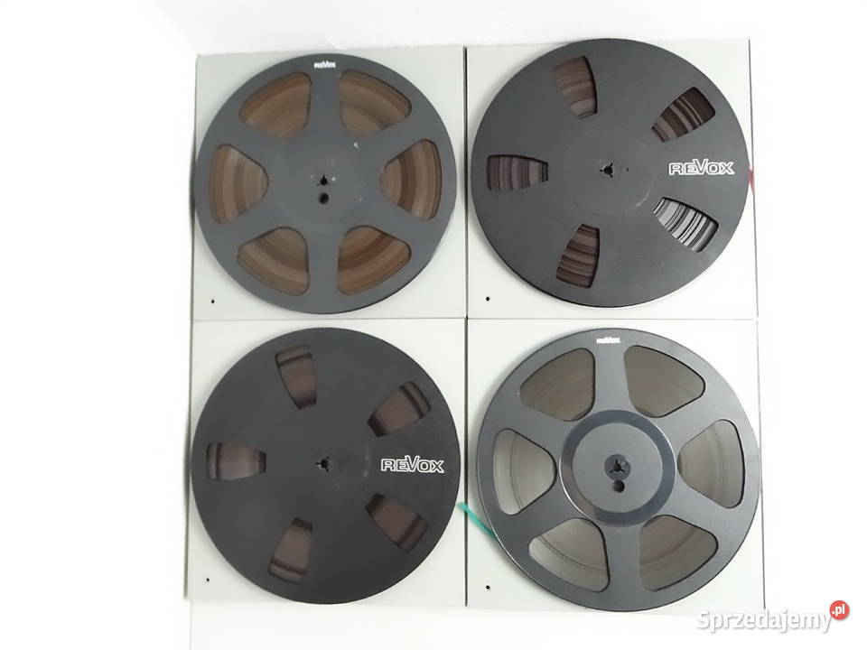 Oryginalne Szpule ReVox 265 105 z taśmą w etui