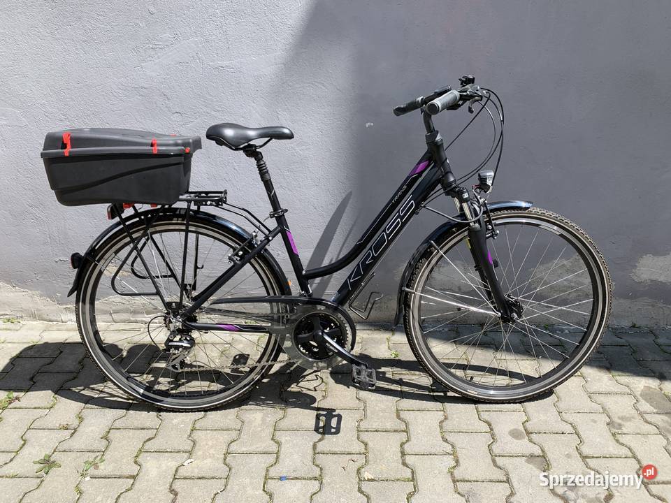 Rower Kross Trans 30 S 28 damski czarno