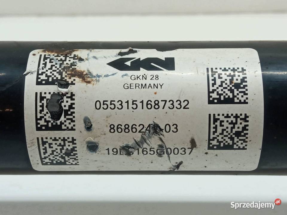 PÓŁOŚ PRAWY TYŁ 20 HYBRYDA 8686242 Bmw Seria 5