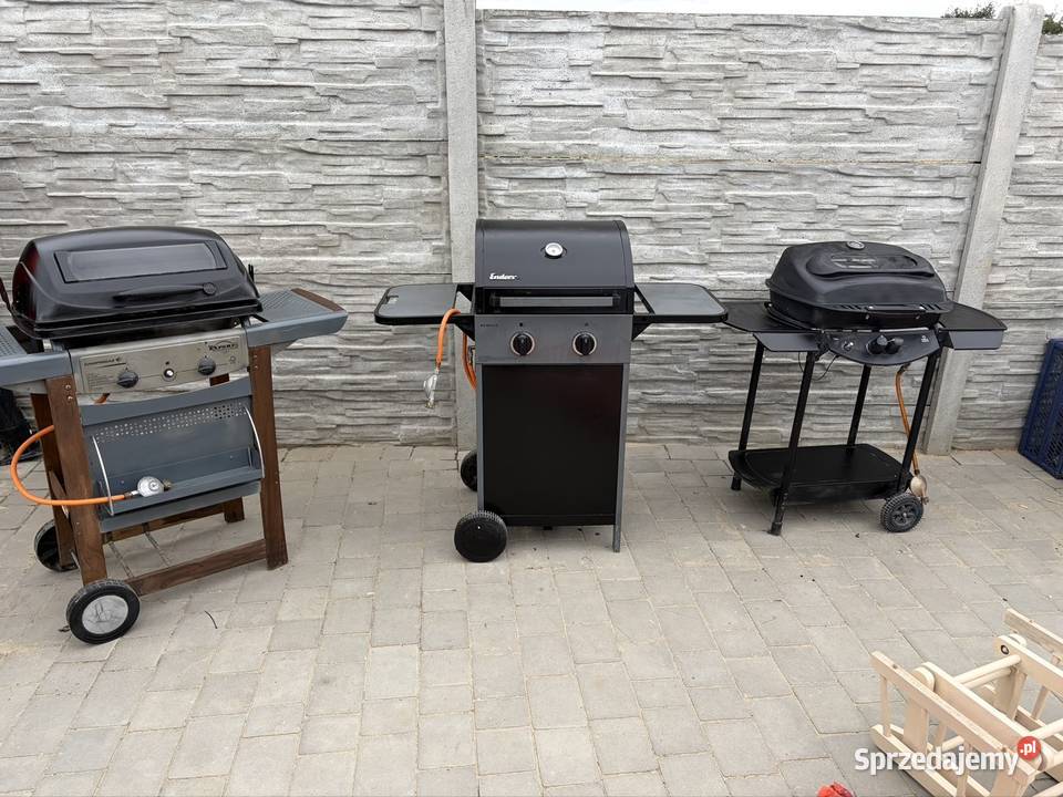 Duży solidny grill gazowySprawny sprzedam