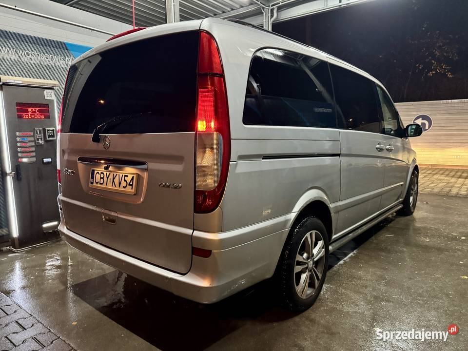 Mercedes Viano 30 v6 Ambiente skóry salon DVD klimatyzacja Pruszków
