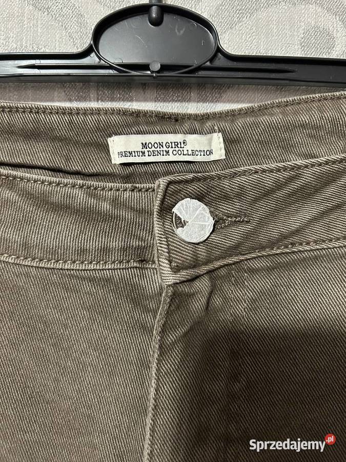 Brązowe dżinsy Balloon 4XL Moon Girl Spodnie Warszawa