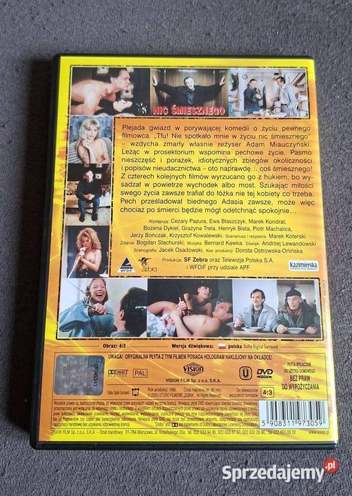 Nic Śmiesznego 1995 Film DVD Kraków sprzedam