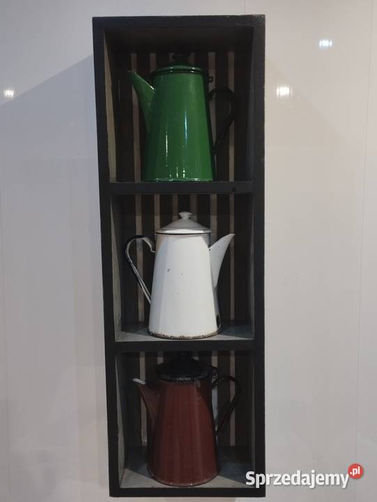 Stare unikatowe zestawy dzbanków emaliowanych zachodniopomorskie