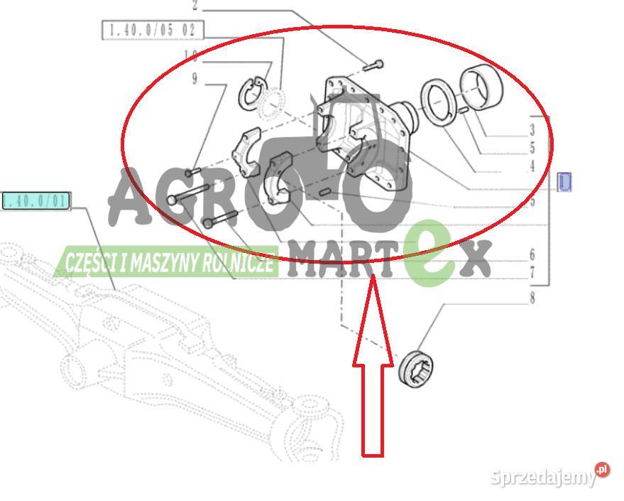 87547804 87345410 ELEMENT NOŚNY CNH Wichrów