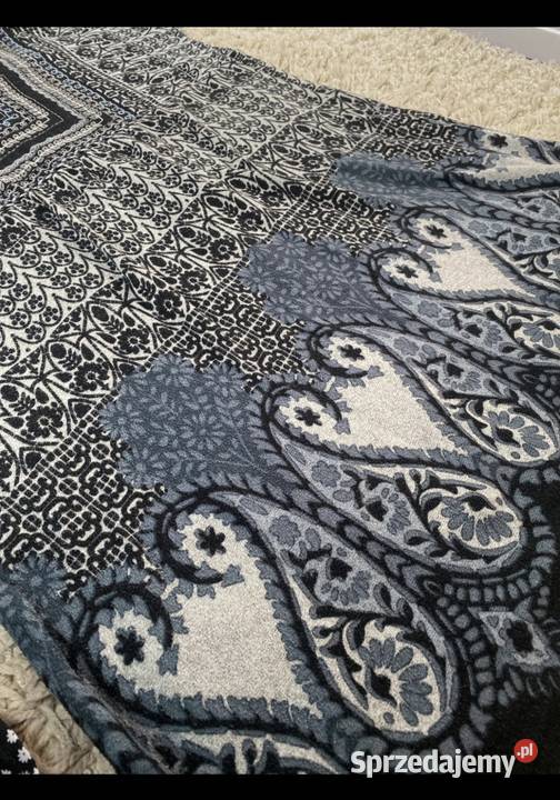 Tunika indyjska size plus 4618 szaro niebieska w szary/srebrny lubelskie Lublin sprzedam