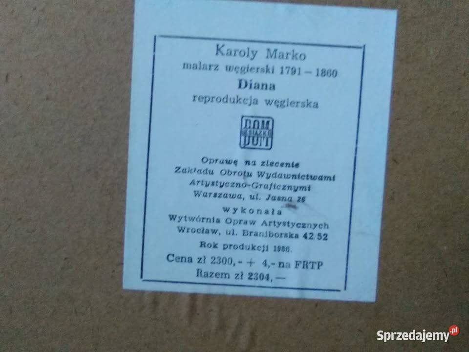 Wykopki garażowe strychowe Obrazyrepliki PRL Jarosław