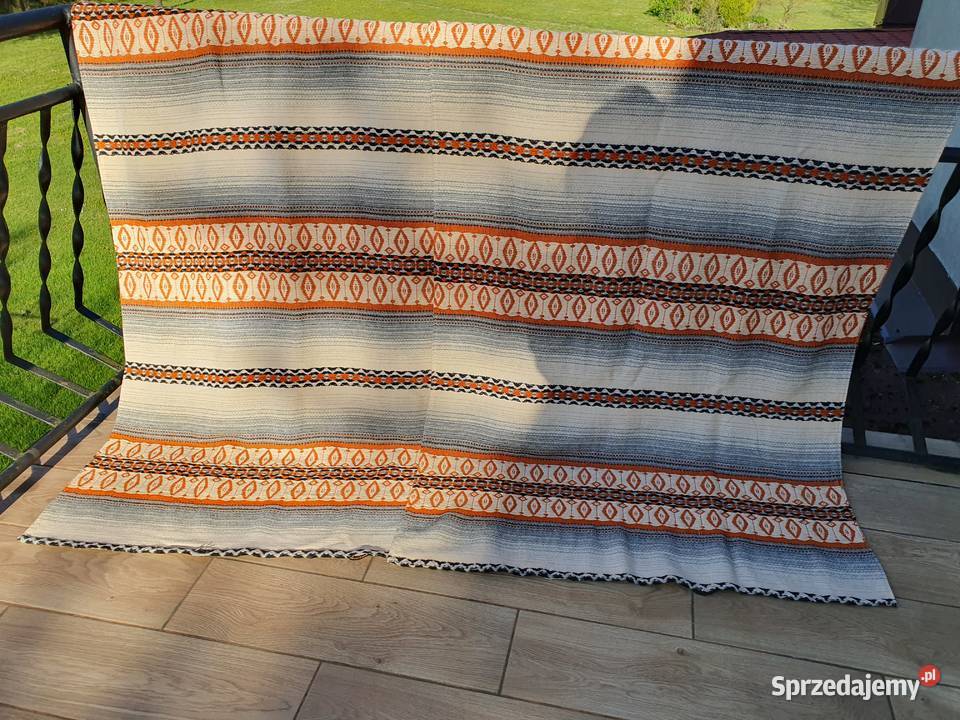 Wełniane zasłony z lat 60 Myszków