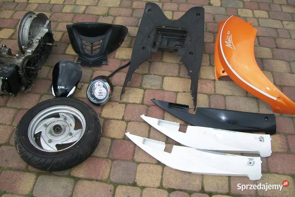 sym mio 50plastiki kola silnik dolnośląskie Lwówek Śląski