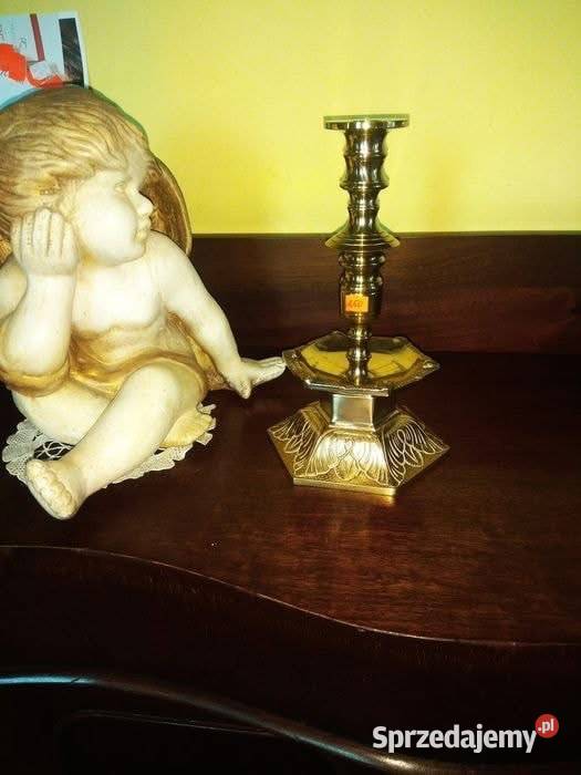 Świecznik Mosiądz Gdańsk sprzedam