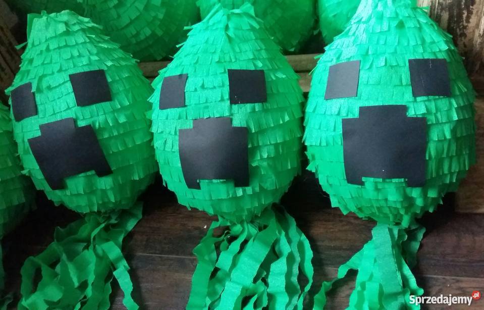 Piniata pinata xl minecraft bomba minionek tnt Pozostałe śląskie Ruda Śląska