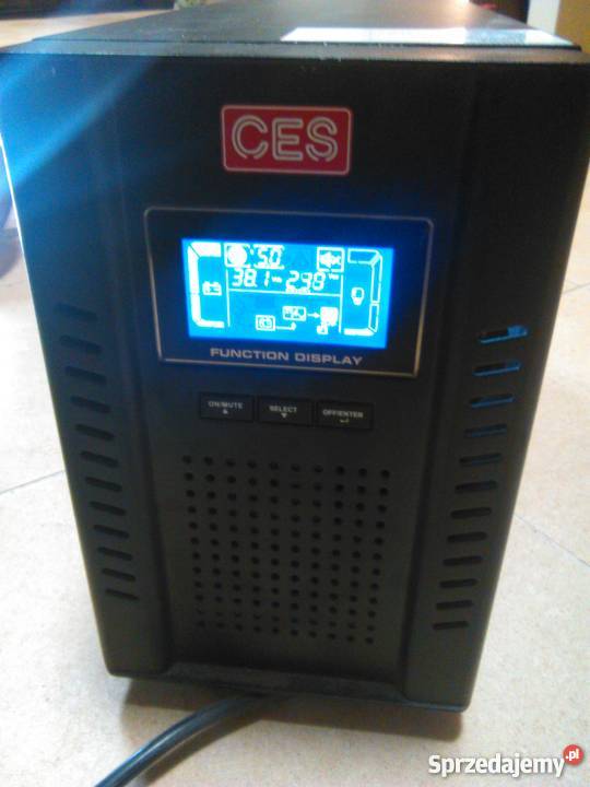 UPS 1500W 15kVA CES GX 1500 RS232 RJ45 Ethernet Zawiercie