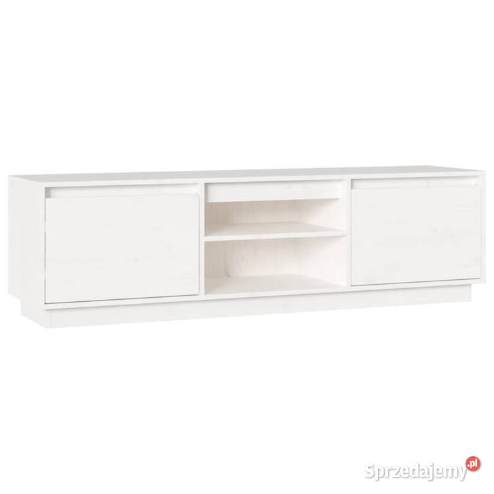 Szafka pod telewizor biała 140x35x40 lite drewno Warszawa
