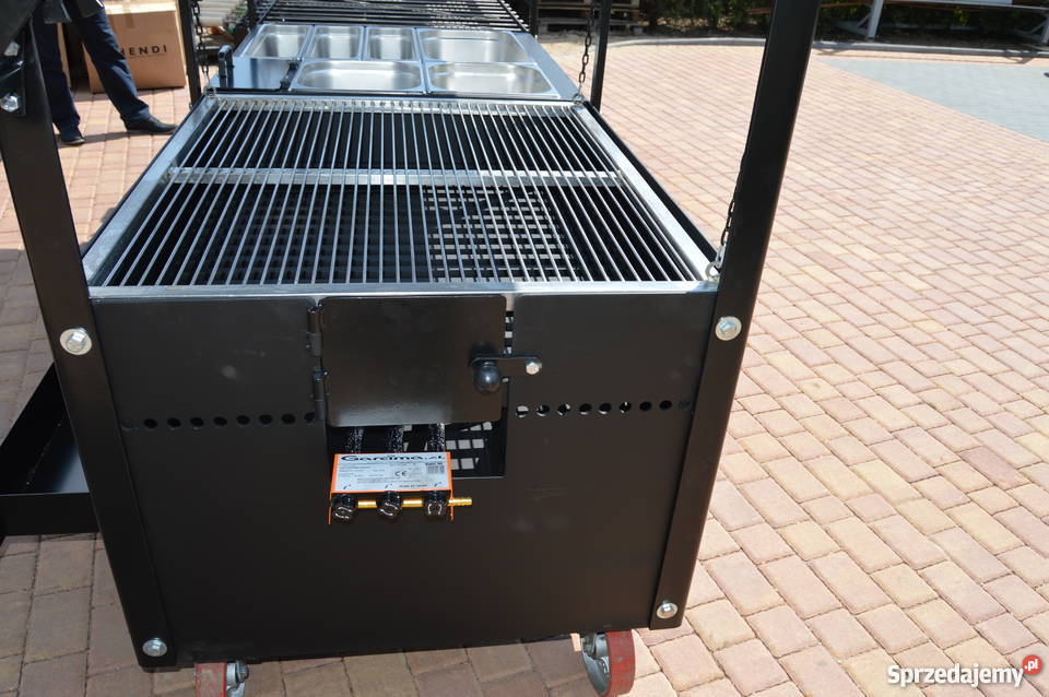 Gastronomiczny grill cateringowy gazowy węglowy Damasławek sprzedam