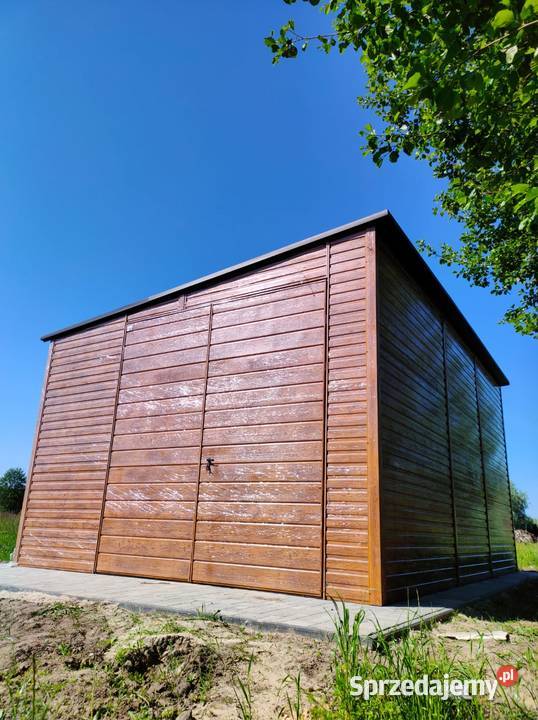 Garaż blaszany blaszaki garaże na wymiar lubelskie Lublin