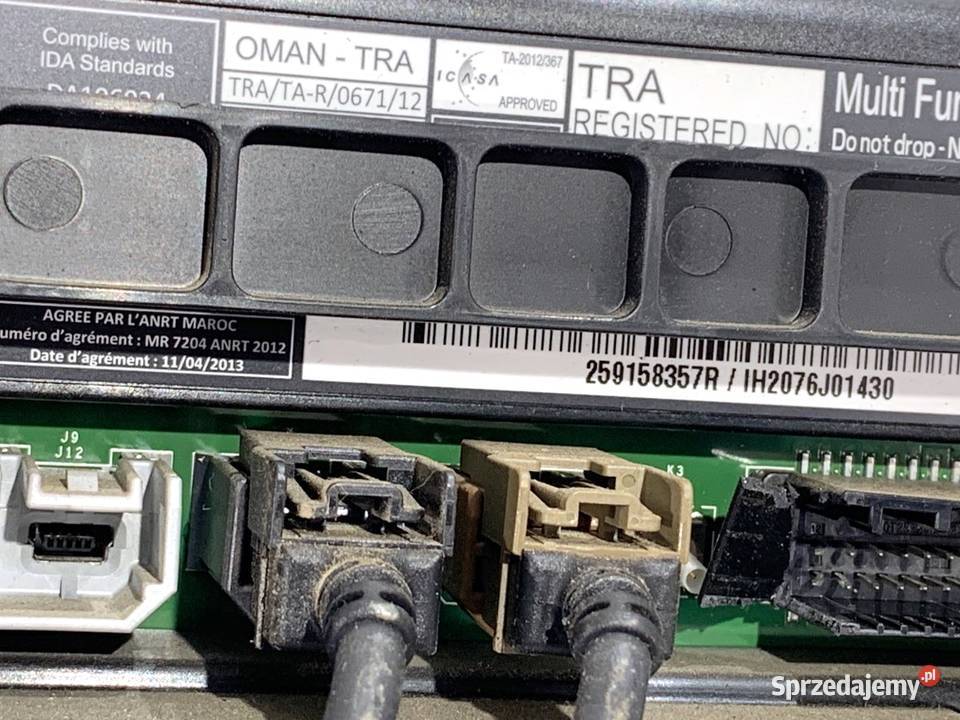 WYŚWIETLACZ RENAULT KANGOO II 259158357R EKRAN