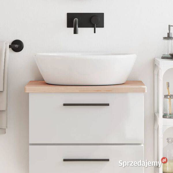 vidaXL Blat do łazienki 60x40x25 lite drewno Warszawa