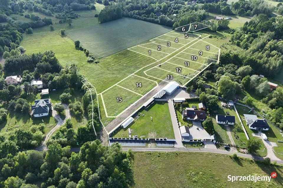 Inwestycja gruntowa 15 działek Budy Zosine 215 Sprzedaż mazowieckie
