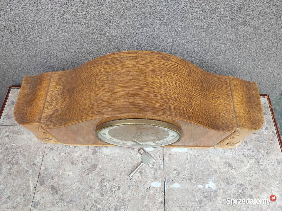 215 Stary zegar kwadransowy Gold Anker balansowy Tczew