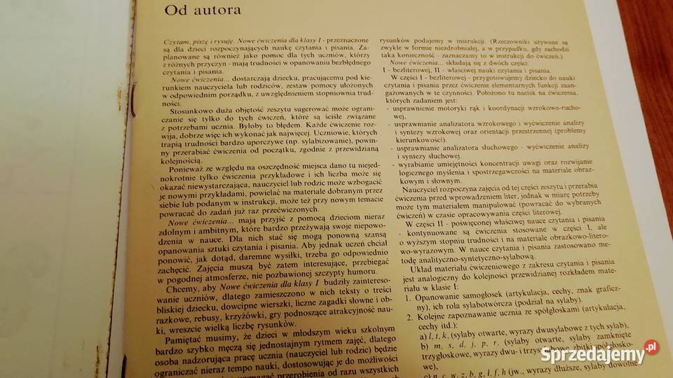 Czytam piszę i rysuję nowe ćwiczenia klasy 1 Gdańsk