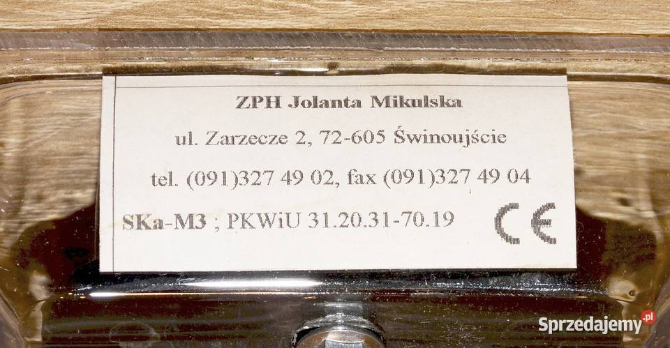 Skrzynka listwa kontrolnopomiarowa licznikowa