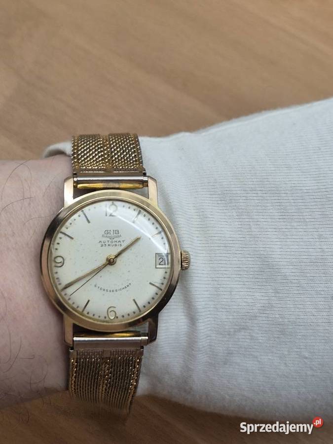 Rzadki GUB Glashutte automat vintage lata 60te Męskie Chorzów