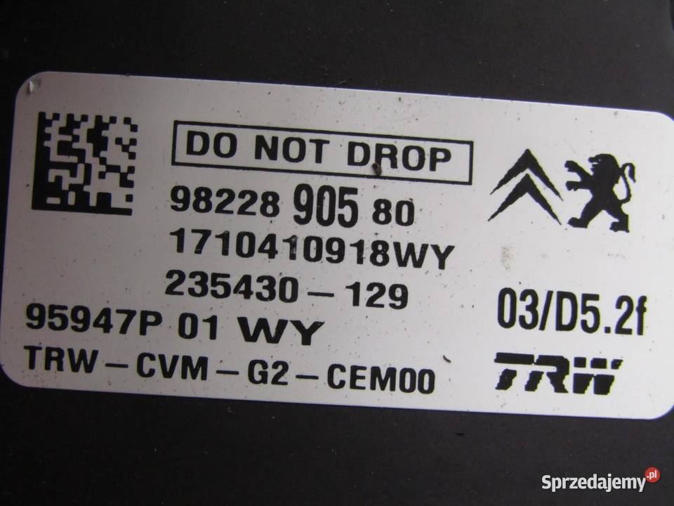 KAMERA ASYSTENT PASA RUCHU CITROEN C3 III