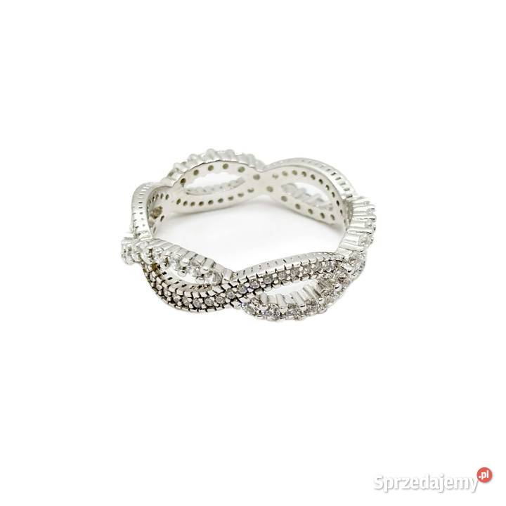 Nowy Srebrny Rodowany Pierścionek Próby 925 418g Elbląg