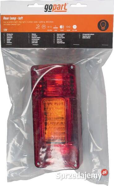 Lampa tylna zespolona lewa prostokątna LA45015 Kamionna