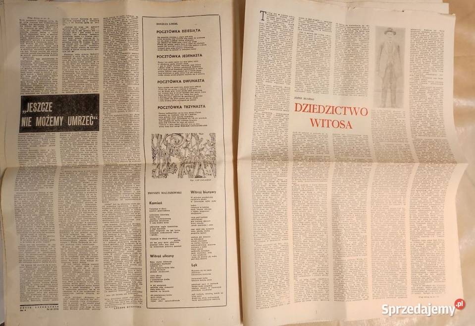 Życie Literackie 1985 44 1754 czasopismo vintage Kultura i Rozrywka Kielce