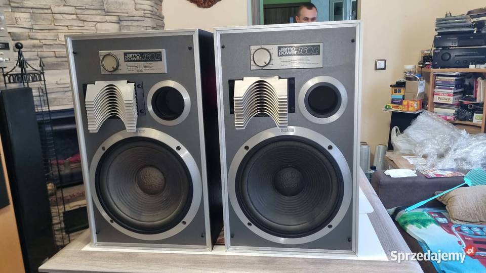 Kolumny JAMO POWER 160 R 2x160W 25 bas 96dB Made Słuchawki i głośniki