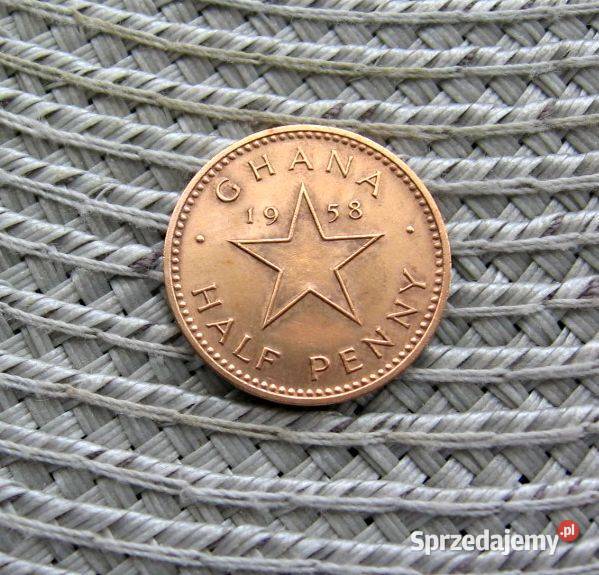 Ghana 12 Pensa 1958r Ładna Kalisz