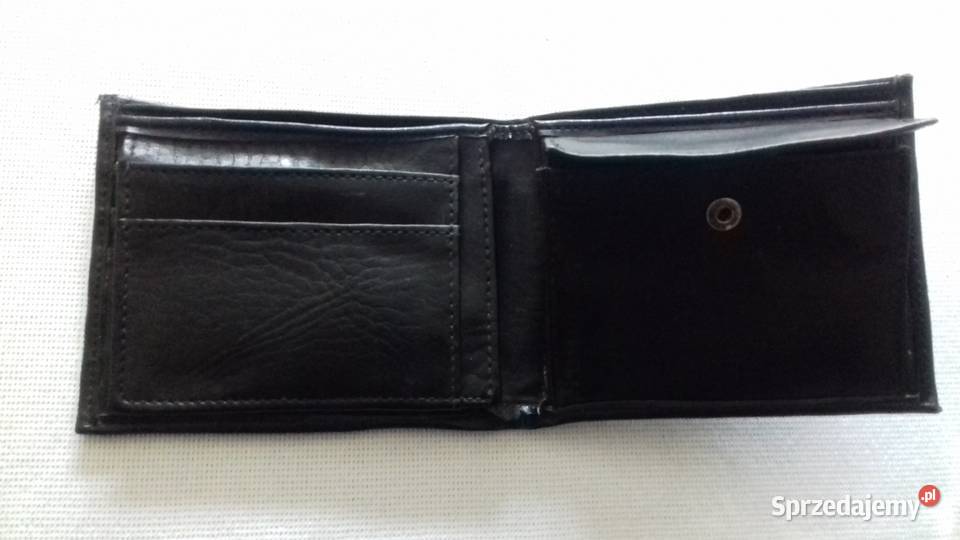 Portfel czarny Casual Purse ekoskóra do małopolskie Kraków sprzedam