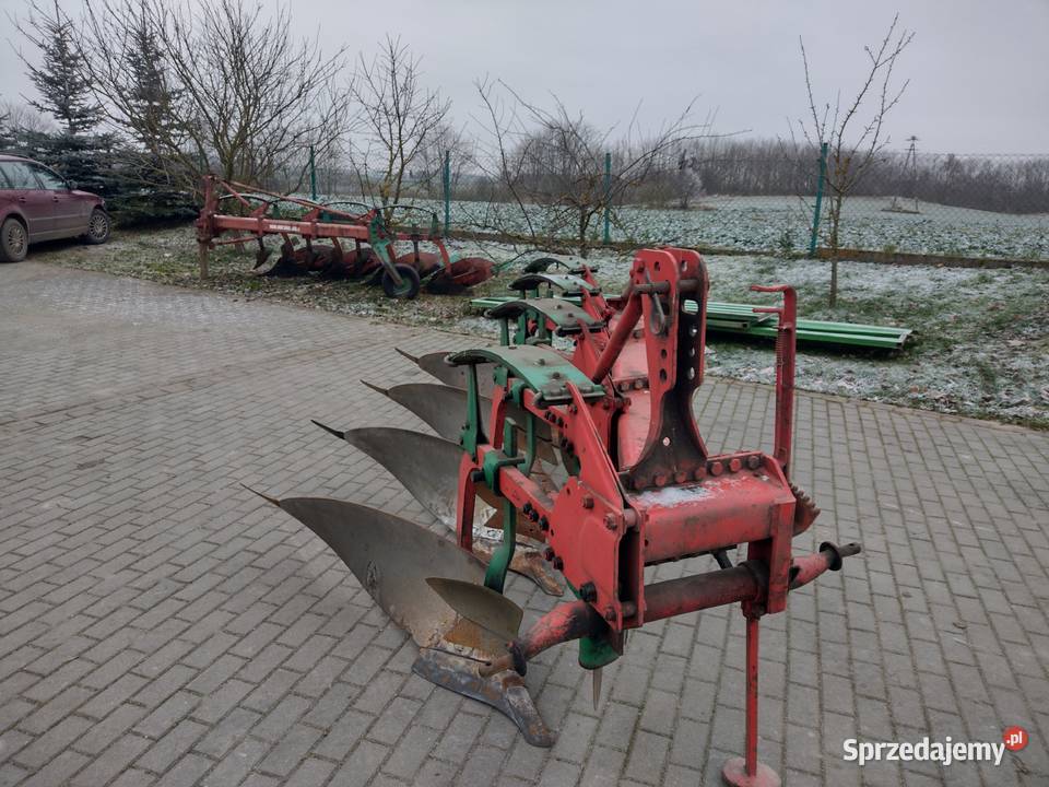 Pług 4skibowy zagonowy kverneland zabezpieczenia Sośno
